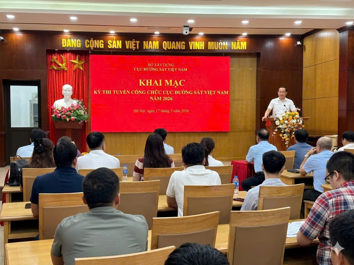 Khai mạc kỳ thi tuyển dụng công chức Cục Đường sắt Việt Nam năm 2026