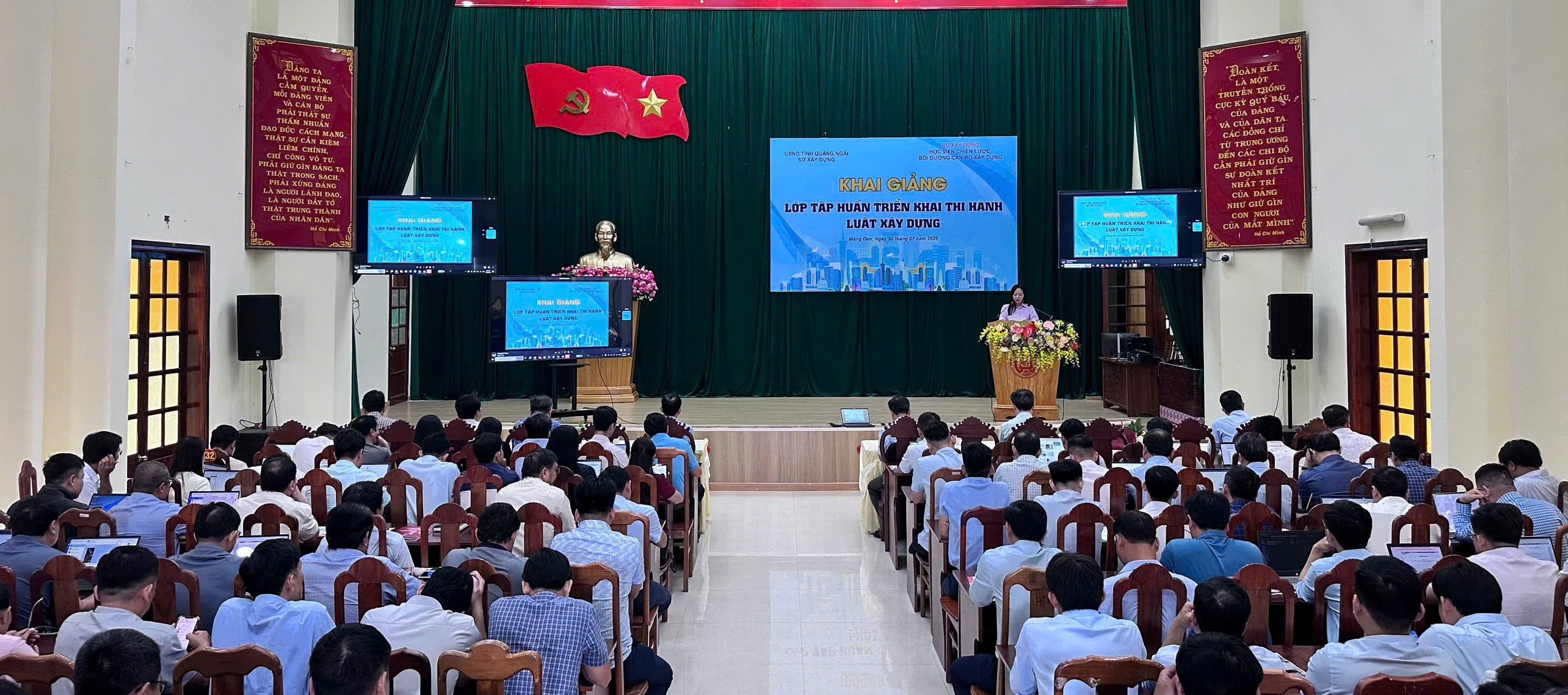 Tập huấn triển khai thi hành Luật Xây dựng năm 2026 tại Quảng Ngãi